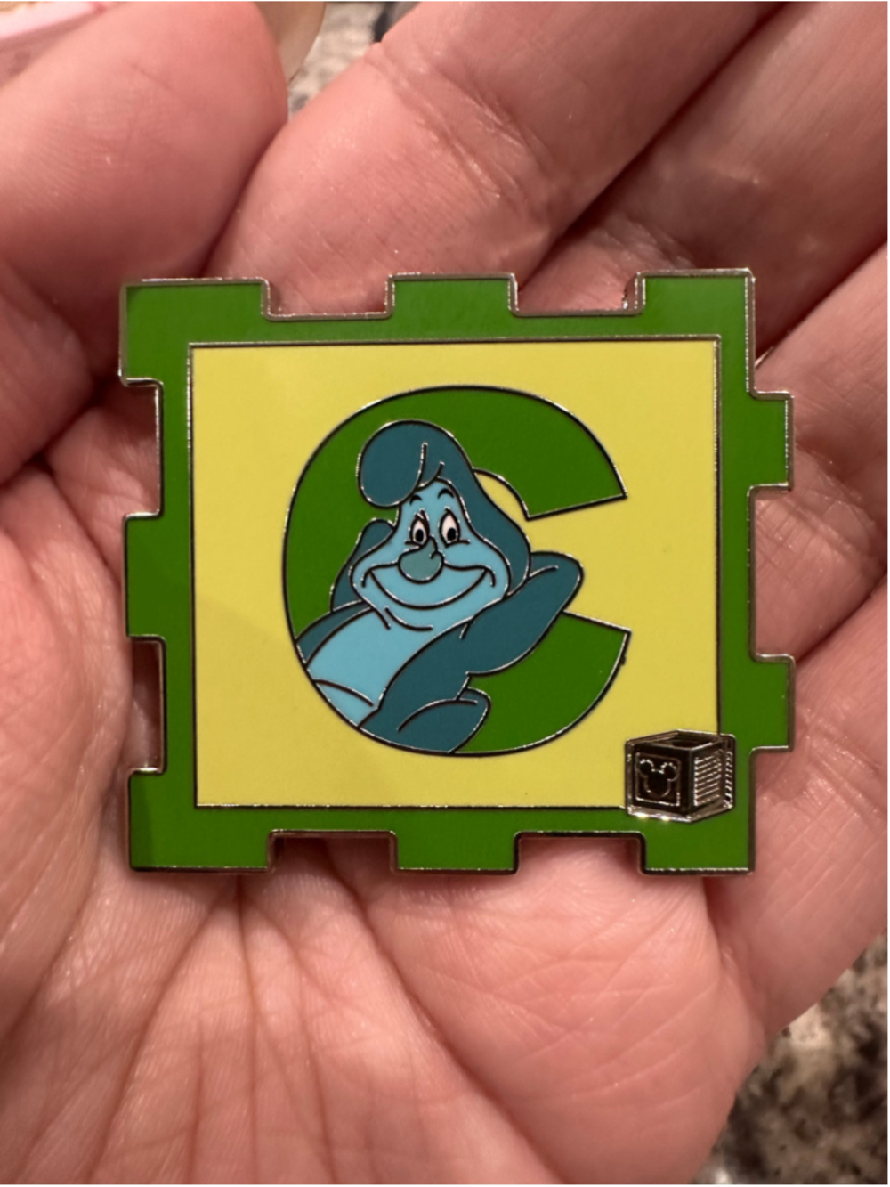 Disney A To Z Alphabet Block Mystery Set LR - C for Caterpillar Absolem